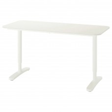 Письмовий стіл IKEA BEKANT білий 140x60 см (390.063.55)