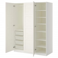 Гардероб IKEA PAX білий білий 150x60x201 см (390.255.99)