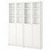 Стелаж для книг IKEA BILLY / OXBERG білий 160x30x202 см (390.477.37)