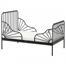 Каркас розсувного ліжка IKEA MINNEN чорний 80x200 см (391.246.22)