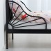 Каркас розсувного ліжка IKEA MINNEN чорний 80x200 см (391.246.22)