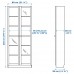 Стелаж для книг IKEA BILLY / MORLIDEN коричневий 80x30x202 см (391.556.23)