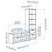 Комбінація шаф для TV IKEA BRIMNES білий 180x41x190 см (391.843.43)