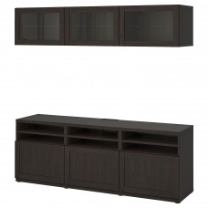 Комбінація шаф для TV IKEA BESTA 180x40x192 см (391.945.54)