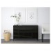 Комбінація шаф та стелажів IKEA BESTA чорно-коричневий 120x40x74 см (391.952.71)