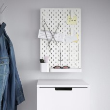 Комбінація перфорованої дошки IKEA SKADIS білий 36x56 см (392.165.89)