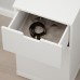 Комод з 3 шухлядами IKEA NORDLI білий 40x76 см (392.398.35)