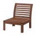 Садовое кресло IKEA APPLARO коричневый бежевый 63x80x84 см (392.620.48)