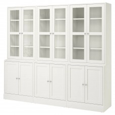 Комбинация мебели IKEA HAVSTA белый 243x47x212 см (392.659.71)