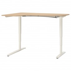 Кутовий лівобічний письмовий стіл IKEA BEKANT 160x110 см (392.823.05)