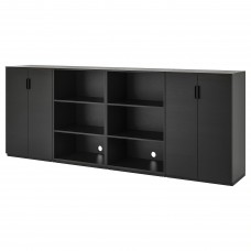Стеллаж для книг IKEA GALANT черный 320x120 см (392.857.85)