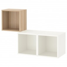 Комбінація настінних шаф IKEA EKET білений дуб 105x35x70 см (392.863.51)