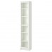 Книжкова шафа IKEA BILLY / OXBERG білий скло 40x30x202 см (392.873.98)