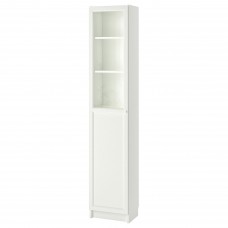 Книжкова шафа IKEA BILLY / OXBERG білий 40x30x202 см (392.874.21)