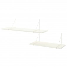 Комбинация навесных полок IKEA BERGSHULT / PERSHULT белый белый 120x30 см (392.911.83)