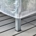Стеллаж с чехлами IKEA HYLLIS прозрачный 180x27x74-140 см (392.917.48)
