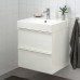 Шкаф для раковины IKEA GODMORGON / BRAVIKEN глянцевый белый 61x49x68 см (392.923.47)