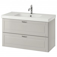 Шкаф для раковины IKEA GODMORGON / ODENSVIK светло-серый 103x49x64 см (392.932.43)