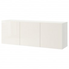 Комбінація настінних шаф IKEA BESTA білий 180x42x64 см (393.017.28)