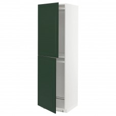 Висока кухонна шафа IKEA METOD білий темно-зелений 60x60x200 см (393.120.05)