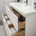 Набір меблів для ванної IKEA GODMORGON / ODENSVIK білий 103 см (393.254.80)