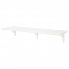 Полиця навісна IKEA BERGSHULT / SANDSHULT білий осика 120x30 см (393.260.26)