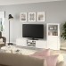 Комбінація шаф для TV IKEA BESTA білий 240x42x129 см (393.306.41)