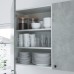 Комбінація шаф та стелажів IKEA ENHET білий 80x30x150 см (393.314.57)