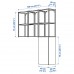 Комбинация шкафов и стеллажей IKEA ENHET антрацит 120x30x150 см (393.314.81)