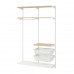 2 секции шкафа-стеллажа IKEA BOAXEL белый 125x40x201 см (393.323.53)