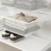 2 секции шкафа-стеллажа IKEA BOAXEL белый 125x40x201 см (393.323.53)