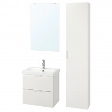 Комплект мебели для ванной IKEA GODMORGON / ODENSVIK белый 63 см (393.332.01)