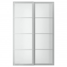 Пара раздвижных дверей IKEA SVARTISDAL белый 150x236 см (393.362.33)