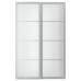 Пара розсувних дверцят IKEA SVARTISDAL білий 150x236 см (393.362.33)