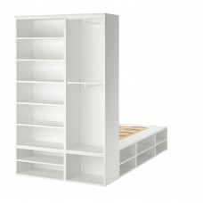Каркас ліжка IKEA PLATSA білий 140x244x223 см (393.365.39)