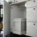 Кухня IKEA ENHET белый 163x63.5x222 см (393.373.41)