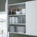 Кухня IKEA ENHET антрацит белый 203x63.5x222 см (393.374.02)
