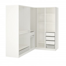 Кутовий гардероб IKEA PAX білий 210/160x201 см (393.856.95)