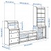 Комбінація шаф для TV IKEA HAUGA сірий 277x46x199 см (393.884.39)