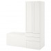 Комбінація шаф IKEA SMASTAD білий 150x57x181 см (393.913.52)