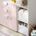Пеленальний стіл IKEA SMASTAD білий блідо-рожевий 90x79x100 см (393.921.96)