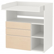 Пеленальный стол IKEA SMASTAD белый береза 90x79x100 см (393.922.38)