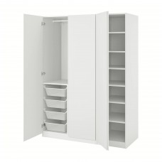 Гардероб IKEA PAX / VIKANES білий 150x60x201 см (393.934.88)