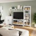 Комбінація з тумбою під TV IKEA BRUSALI / BERGSHULT білий 267x48x190 см (393.986.74)