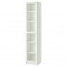 Стелаж для книг IKEA BILLY / OXBERG білий скло 40x42x202 см (393.988.34)