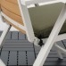 Подушка на садовый стул IKEA FROSON/DUVHOLMEN темно-бежево-зеленый 44x44 см (394.127.50)