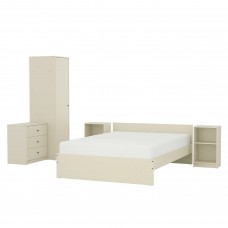 Комплект мебели для спальни IKEA GURSKEN светло-бежевый (394.170.12)