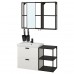 Комплект мебели для ванной IKEA ENHET / TVALLEN белый антрацит 102x43x65 см (394.193.70)