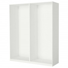 2 каркаса гардеробов IKEA PAX белый 200x58x236 см (398.952.58)