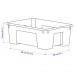 Коробка IKEA SAMLA прозорий 39x28x14 см/11 л (401.029.78)